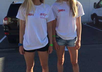 Girls pre parade